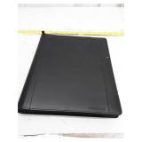 Cambridge Black Leather 3-Ring Binder Portfolio