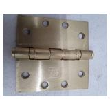 PBB Brass Door Hinges 4-1/2x4-1/2 Set of 4
