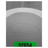 Shnuggle Modern White Plastic Baby Bath Tub