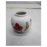 Chelsea Gardens Porcelain Vase with Floral and Butterfly Design