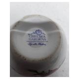 Chelsea Gardens Porcelain Vase with Floral and Butterfly Design