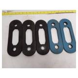 (3)10 LB (2)25 LBWeight Plates - Set of 5 Exercise Equipment