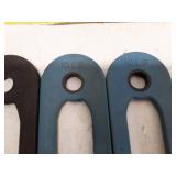 (3)10 LB (2)25 LBWeight Plates - Set of 5 Exercise Equipment