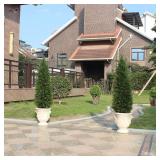 $116 4ft Artificial Cedar Topiary Trees, Set of 2 Faux Plants