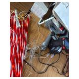 $95 VIHOSE 10ft Candy Cane Arch LED Xmas Outdoor Decor 3 Pcs