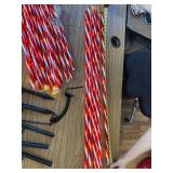 $95 VIHOSE 10ft Candy Cane Arch LED Xmas Outdoor Decor 3 Pcs