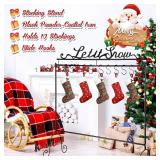 Soaoo Metal Christmas Stocking Holder Stand 33.5 x 30 x 8.3 Inch
