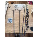 Soaoo Metal Christmas Stocking Holder Stand 33.5 x 30 x 8.3 Inch