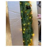 $70 GOFLAME 5 ft Pre-lit Christmas Tree with 150 Lights, Sturdy Stand