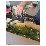 $70 GOFLAME 5 ft Pre-lit Christmas Tree with 150 Lights, Sturdy Stand