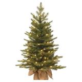 $75 National Tree Co. Pre-Lit Artificial Mini Christmas Tree, 3 Feet