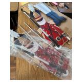 $73 2Pcs 6ft Metal Nutcracker Yard Sign Christmas Outdoor Decor