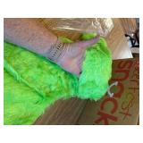 Christmas Stockings 14 Inch Faux Fur Gift Bags (Green)