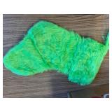Christmas Stockings 14 Inch Faux Fur Gift Bags (Green)