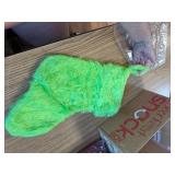 Christmas Stockings 14 Inch Faux Fur Gift Bags (Green)