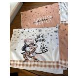 Artoid Mode Snowman Xmas Trees Kitchen Towels, 18x26", Set of 4