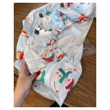 Christmas Snowman Winter Elastic Tablecloth, Fits 40-44" Round
