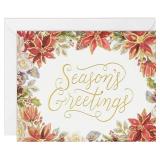 18 Seasons Greeting Cards, Envelopes, Foil & Emboss, 7.25x5.5
