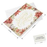18 Seasons Greeting Cards, Envelopes, Foil & Emboss, 7.25x5.5