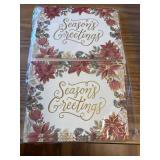 18 Seasons Greeting Cards, Envelopes, Foil & Emboss, 7.25x5.5