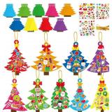 Qyeahkj Christmas Tree Kit for Kids DIY Xmas Ornaments 6 Styles