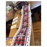 Buffalo Plaid Snowflakes Table Runner, Christmas Decor 13x120 Inch