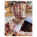 Buffalo Plaid Snowflakes Table Runner, Christmas Decor 13x120 Inch