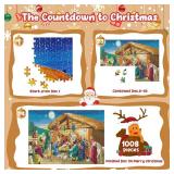 2024 Christmas Jigsaw Puzzle Advent Calendar for Adults & Kids