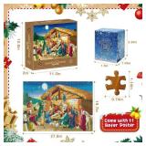 2024 Christmas Jigsaw Puzzle Advent Calendar for Adults & Kids