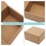 Small Christmas holiday Shipping Boxes 4x4x2 1/2