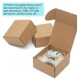 Small Christmas holiday Shipping Boxes 4x4x2 1/2