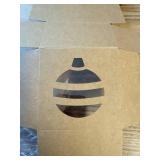 Small Christmas holiday Shipping Boxes 4x4x2 1/2