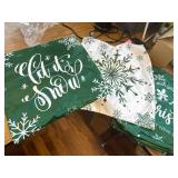 Lanpn Christmas Pillow Covers 18x18 Set of 4 - Green