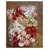Syhood 36 Pcs Christmas Felt Candy Canes Ornaments Set