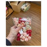 Syhood 36 Pcs Christmas Felt Candy Canes Ornaments Set