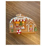 Hodao Gingerbread House Figurine, Ice Cream Car Design, 7.1" L