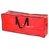 Christmas Tree Storage Bag - Fits Up to 7.5 ft Trees (Red, Small)