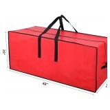 Christmas Tree Storage Bag - Fits Up to 7.5 ft Trees (Red, Small)