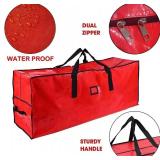 Christmas Tree Storage Bag - Fits Up to 7.5 ft Trees (Red, Small)
