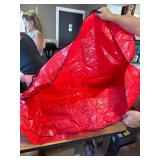 Christmas Tree Storage Bag - Fits Up to 7.5 ft Trees (Red, Small)