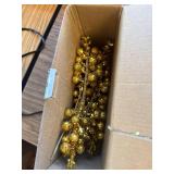 DR.DUDU 24 Pack Gold Berry Picks for Xmas Decor, 7.8" Ornaments