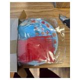 Zubebe 120 Pc Christmas Gingerbread Man Plates & Napkins Set
