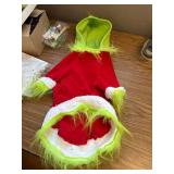 Abbylike Holiday Pet Green Hoodie Shirt & Hat (Classic, L)