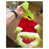Abbylike Holiday Pet Green Hoodie Shirt & Hat (Classic, L)