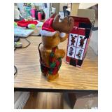 SdeNow Dancing Singing Red Nosed Reindeer Animated Plush Doll