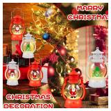 3Pcs Christmas LED Lantern Hanging Ornaments for Xmas Decor