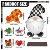 Juexica 32 Pcs Magnetic Diamond Painting Interchangeable Gnome