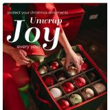 Handy Laundry, Christmas Ornament Storage, Stores 64 Ornaments