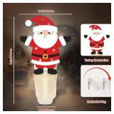 1 Pack Xmas Wall Fragrance Plug-In Night Lights, Santa Claus