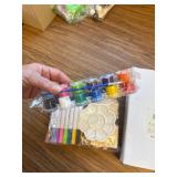 JOYIN 60 Pcs Christmas Wooden Hanging Ornaments Craft Kits